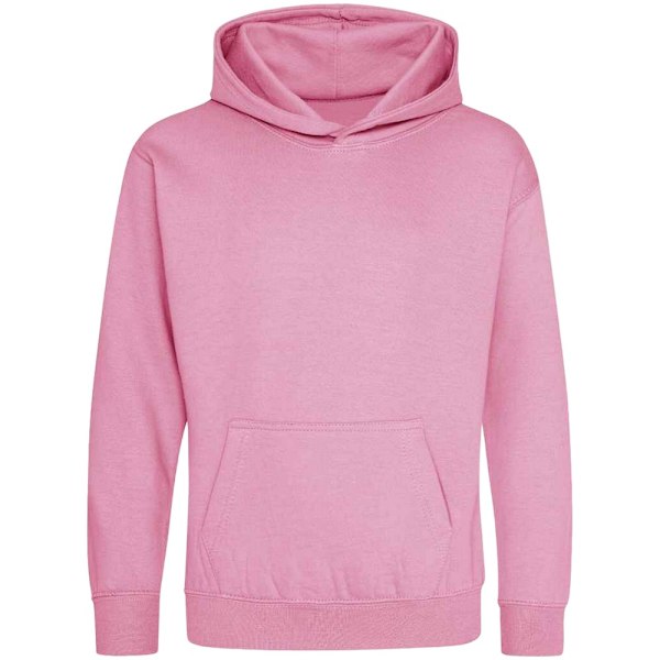 Awdis Barn/Kids Hoodie 12-13 År Sockerrosa Candyfloss Pink 12-13 Years