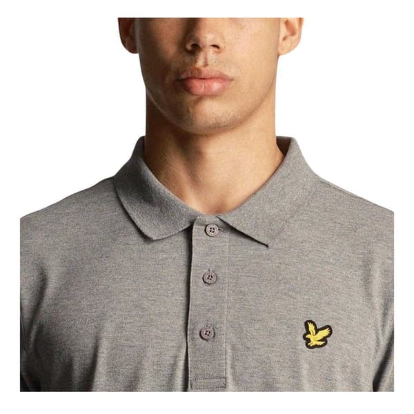 Lyle & Scott Herr Regular Sports Pikétröja M Grå Grey M