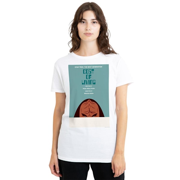 Star Trek Unisex Vuxen The Next Generation Säsong 5 Avsnitt 20 White M