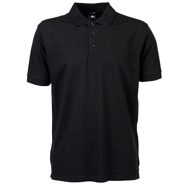 Tee Jays Herr Luxury Sport Polo Shirt 2XL Svart Black 2XL