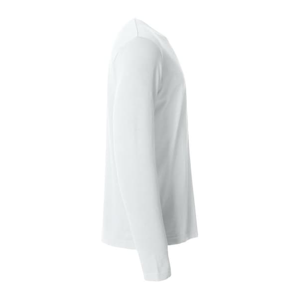 Clique Herr Basic Långärmad T-shirt XS Vit White XS