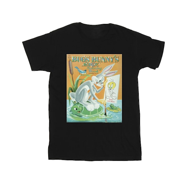 Looney Tunes Boys Bugs Bunny Målarbok T-shirt 5-6 år B Black 5-6 Years