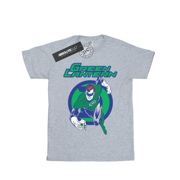 DC Comics Boys Green Lantern Leap T-Shirt 9-11 Years Sports Gre Sports Grey 9-11 Years