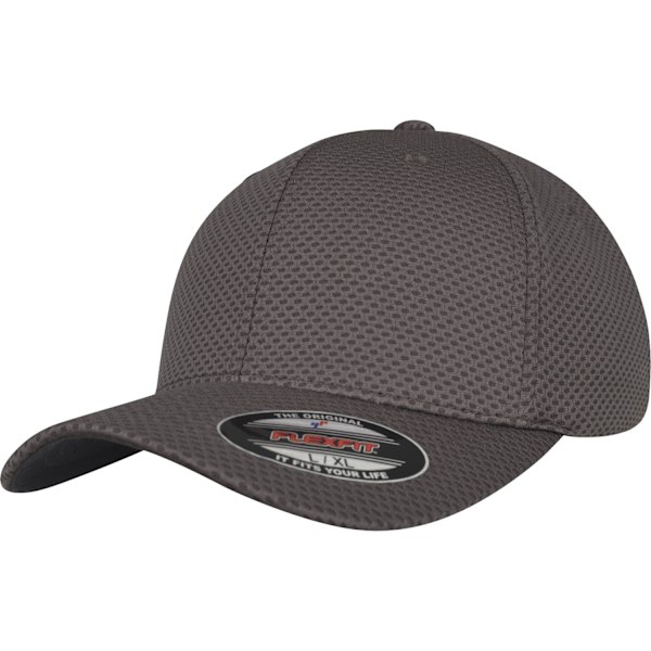 Flexfit av Yupoong Flexfit 3D Hexagon Jersey Cap S/M Mörkgrå Dark Grey S/M