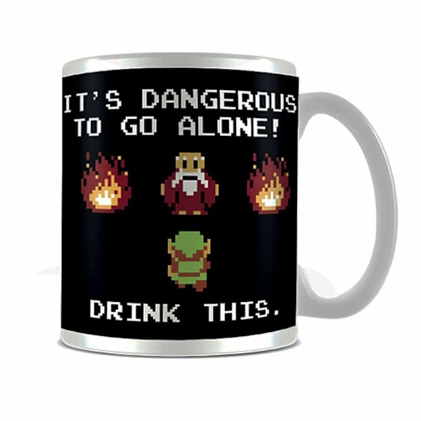The Legend Of Zelda Drick Denna Mugg En Storlek Svart/Vit Black/White One Size