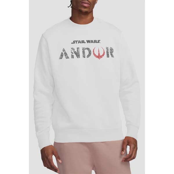 Star Wars Unisex Vuxen Andor Logotyp Sweatshirt M Vit White M