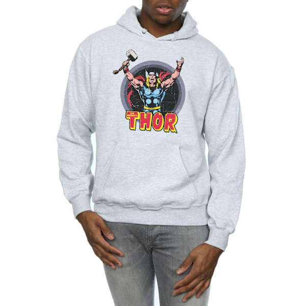 Marvel Herr Thor Arms Hoodie L Heather Grey Heather Grey L