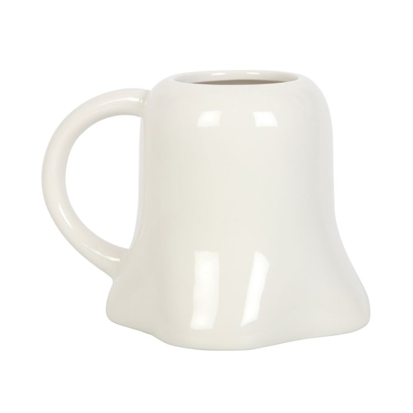 Something Different Hey Boo Ghost Mug En Storlek Vit/Svart White/Black One Size