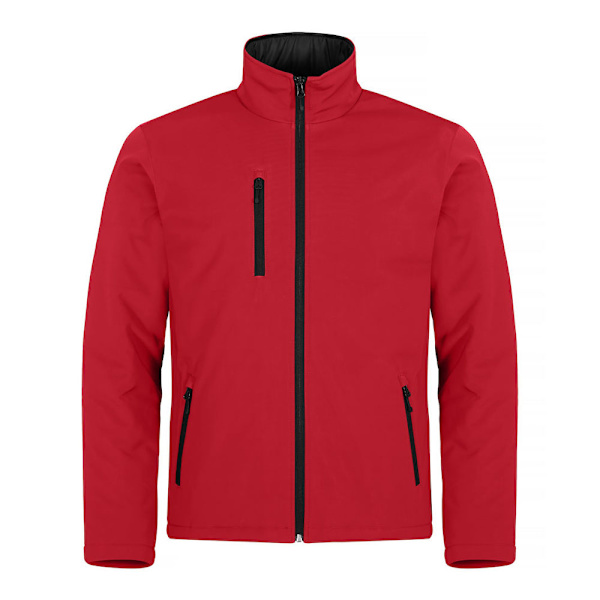 Clique Vadderad Soft Shell Jacka Herr XL Röd Red XL