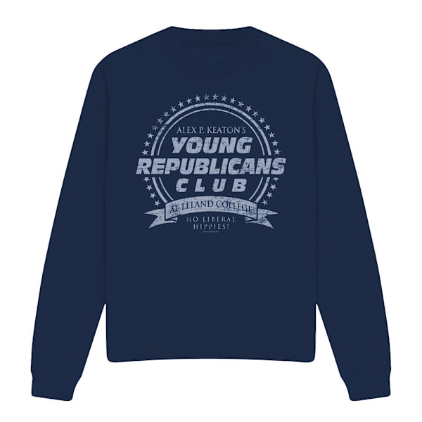 Family Ties Unisex Vuxen Young Republicans Club Sweatshirt XL N Navy XL