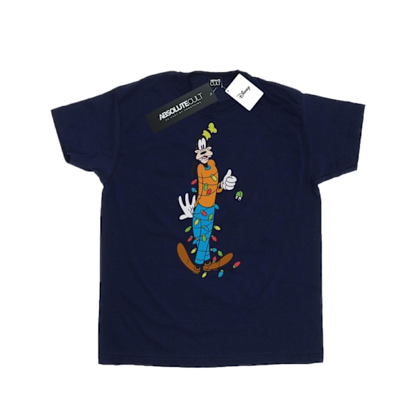 Disney Goofy Julbelysning T-shirt L Marinblå Navy Blue L