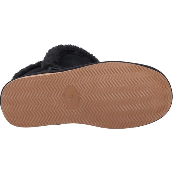 Hush Puppies Dam/Dam Ashleigh Mocka Slipper Boots 6 UK Bl Black 6 UK