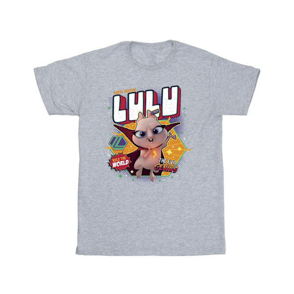 DC Comics Girls DC League Of Super-Pets Lulu Evil Genius Bomull Sports Grey 5-6 Years