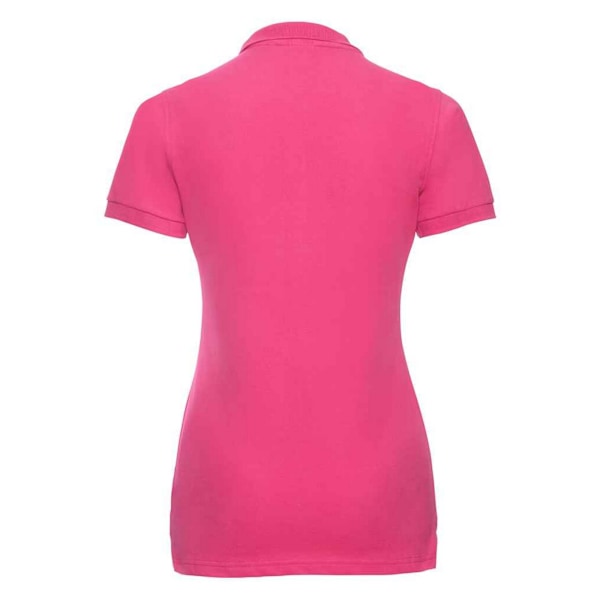 Russell Pique Stretch Polotröja för Kvinnor/Dam XS Fuchsia Fuchsia XS