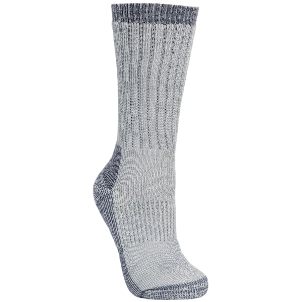 Trespass Mens Strolling DLX Walking Socks 4/7 Grey Marl Grey Marl 4/7