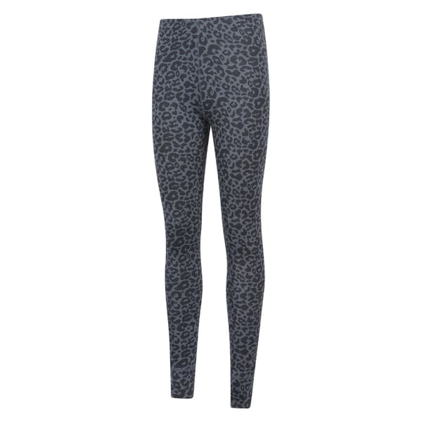 Mountain Warehouse Dam/Dam Talus Leopardtryck Termiska Leggings Grey 8 UK
