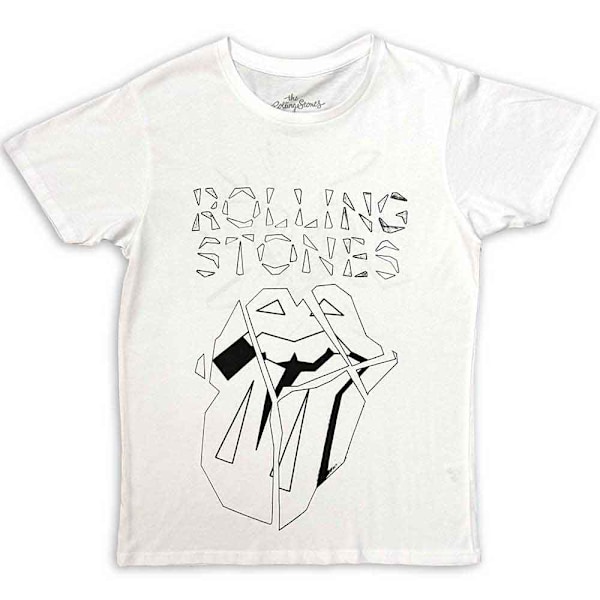 The Rolling Stones Unisex Adult Hackney Diamonds Outline Logo T-shirt White XXL