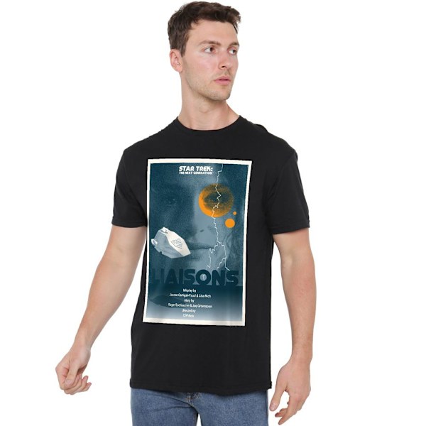 Star Trek Herr The Next Generation Säsong 7 Avsnitt 2 T-Shirt X Black XXL