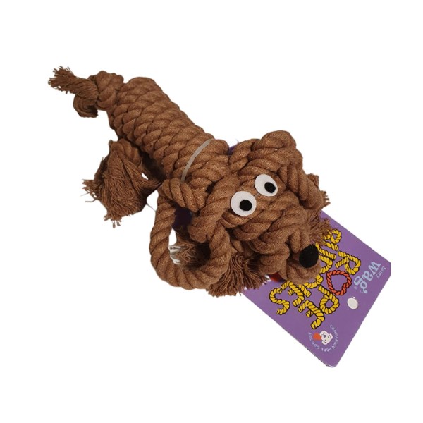 Henry Wag Buddy Pablo Rope Dog Toy S Chestnut Brown Chestnut Brown S