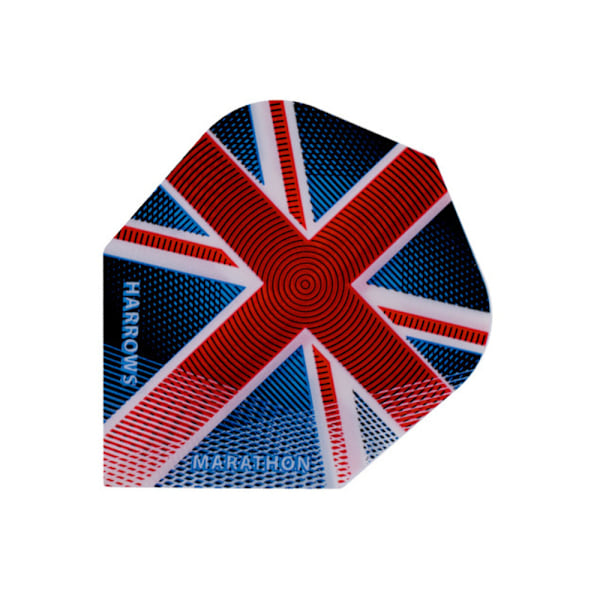 Harrows 100 Micron Dart Flights Set One Size Blå/Röd Blue/Red One Size