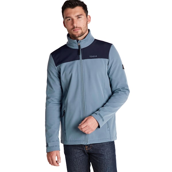 TOG24 Feizor Softshelljacka för herr 3XL Stålblå/Marinblå Steel Blue/Navy 3XL