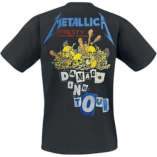 Metallica Unisex Adult Damage Inc Back Print T-Shirt M Svart Black M