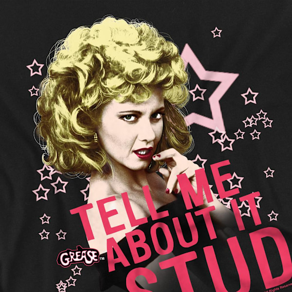 Grease Unisex Vuxen Tell Me About It Stud T-Shirt L Svart Black L