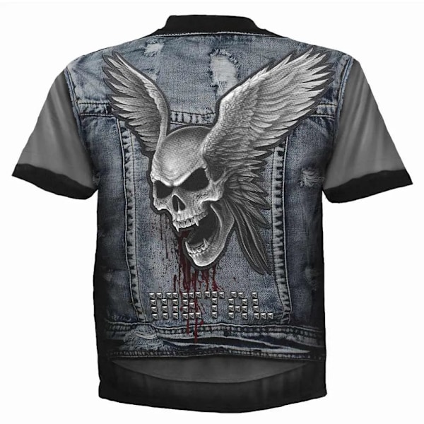 Spiral Direct Unisex Vuxen Thrash Metal T-shirt med Korta Ärmar Storlek S Black S