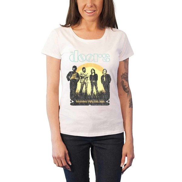 The Doors Dam/Kvinnor Väntar På Solen T-Shirt L Vit White L