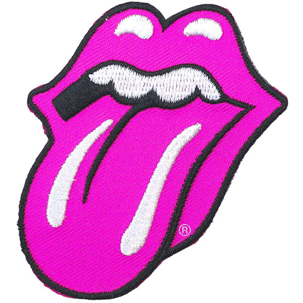 The Rolling Stones Classic Tongue Patch One Size Pink Pink One Size