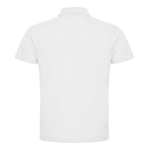 B&C Herr ID.001 Bomulls Polotröja S Vit White S