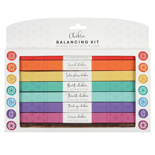 Something Different Chakra Rökelse Balanseringskit (Förpackning med 7) På Rainbow One Size