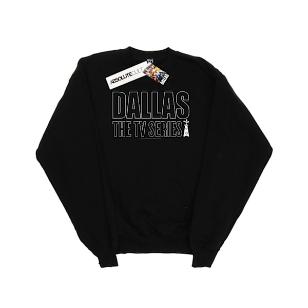 Dallas Mens TV-serie logotyp tröja 3XL svart Black 3XL