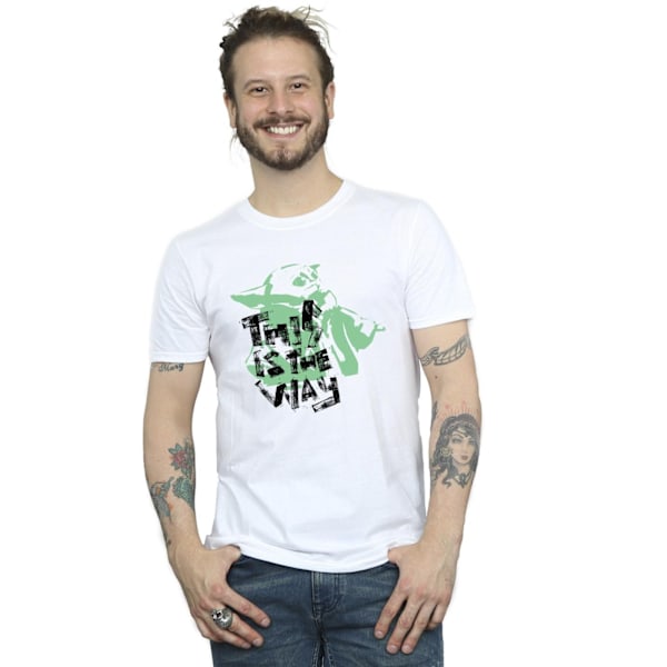 Star Wars Herr The Mandalorian This Is The Way Grogu T-shirt M White M