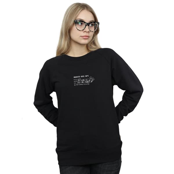 Disney Dam/Damer Mickey Mouse Karaktär Modell Dept. Sweatshirt Black M
