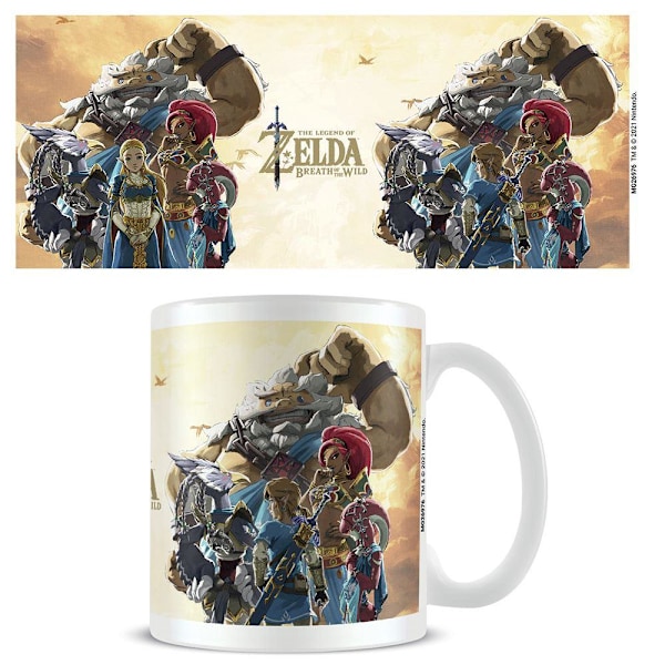 The Legend Of Zelda: Breath Of The Wild Champions Sunset Mug On Multicoloured One Size