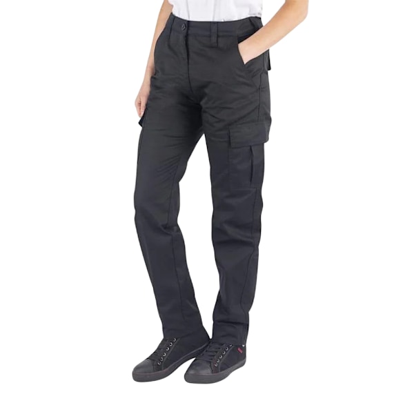 Lee Cooper Dam/Dam Klassiska Cargobyxor 14 UK R Svart Black 14 UK R