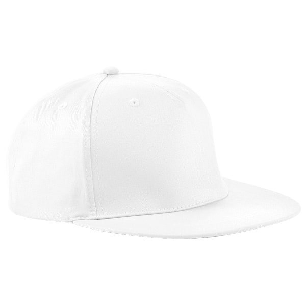 Beechfield Unisex 5 Panel Retro Rapper Cap (2-pack) One Size White One Size