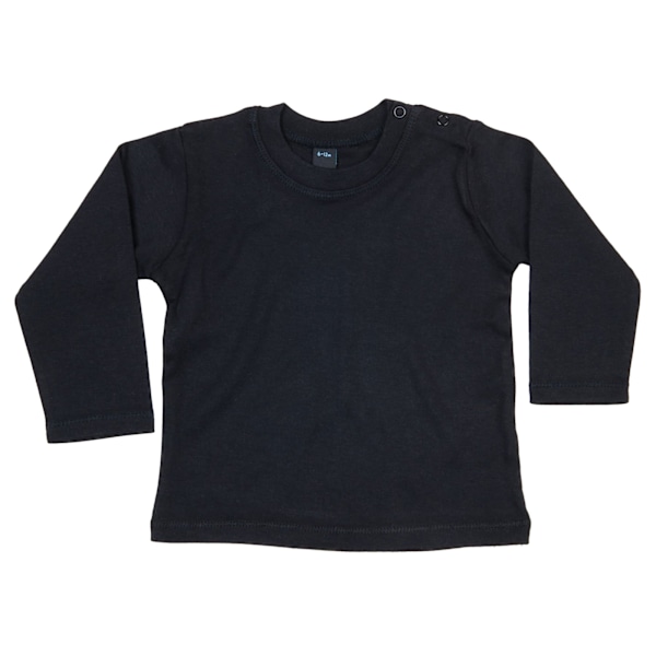 Babybugz Baby Girl Long Sleeve Tee / Baby Och Toddlerwear 12-18 Black 12-18