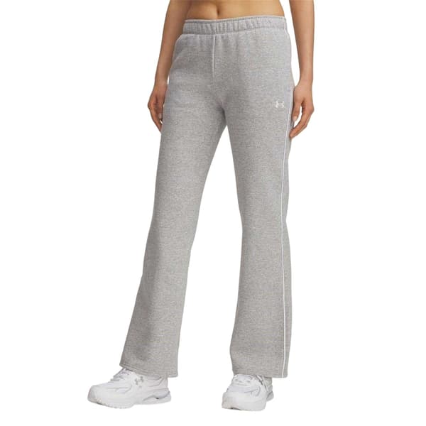 Under Armour Dam/Kvinnor Rival Side Stripe Flared Sweatpants Grey Heather Heather 10 UK R