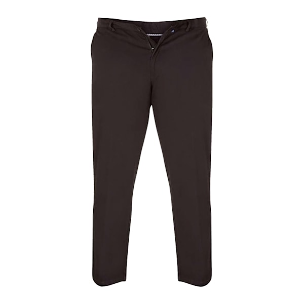 Duke Herr D555 Bruno Stretch Chino Kingsize Byxor 60R Svart Black 60R