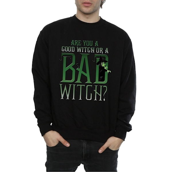 Trollkarlen från Oz Herr Good Witch Bad Witch Sweatshirt 3XL Svart Black 3XL