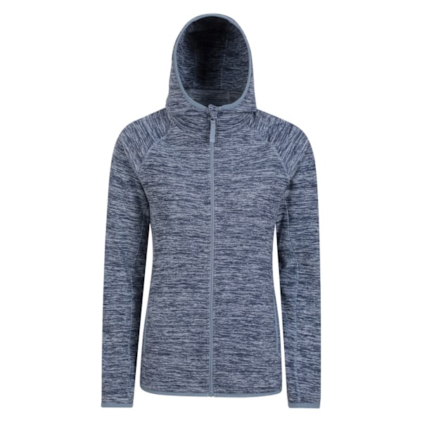 Mountain Warehouse Dam/Dam Lleyn II Melange Full Zip Hoodie Dark Blue 10 UK
