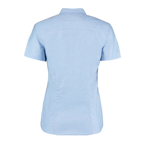 Kustom Kit Dam/Dam Short Sleeve Workwear Oxford Shirt 10 Light Blue 10 UK