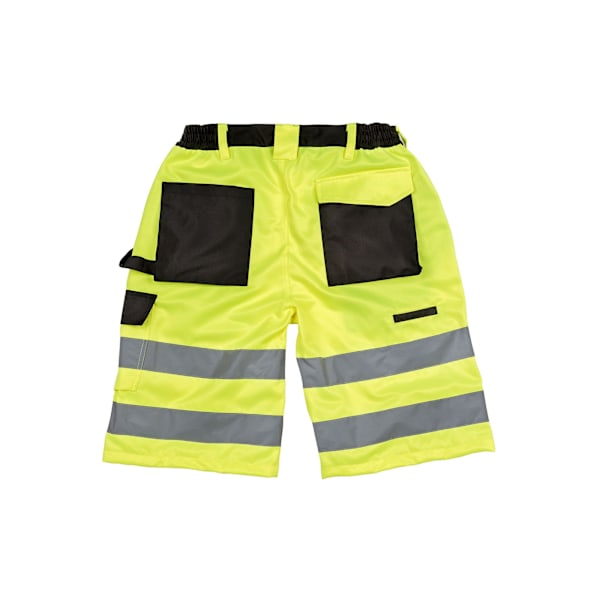 SAFE-GUARD by Result Herr Säkerhets Cargo Shorts S Fluorescerande Gul Fluorescent Yellow S