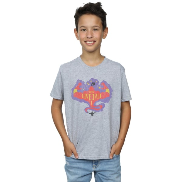 Disney Boys The Descendants Genie Long Live T-Shirt 7-8 Years S Sports Grey 7-8 Years