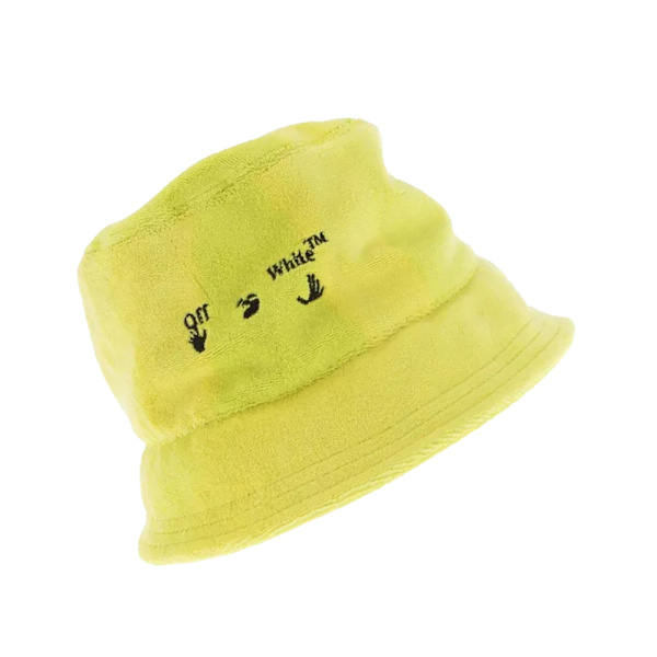 Off White Swimming Man Handduks Bucket Hatt One Size Gul Yellow One Size