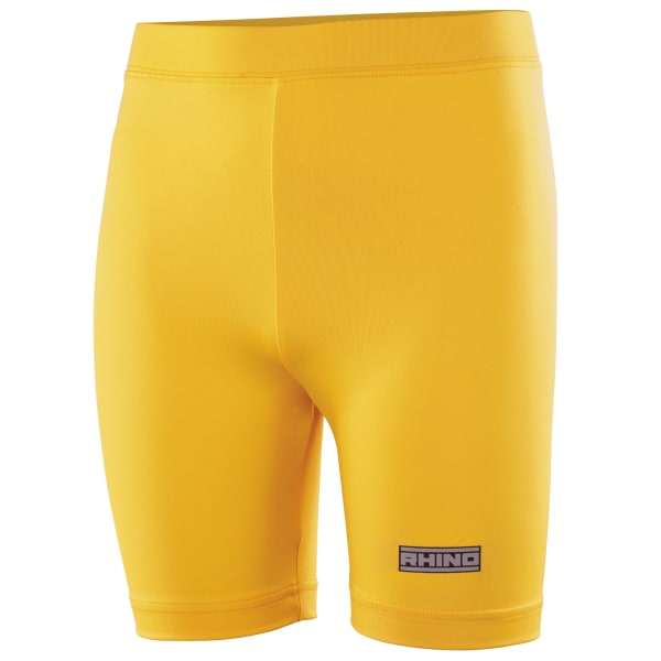 Rhino Childrens Boys Thermal Underwear Sports Base Layer Shorts Red 5-6
