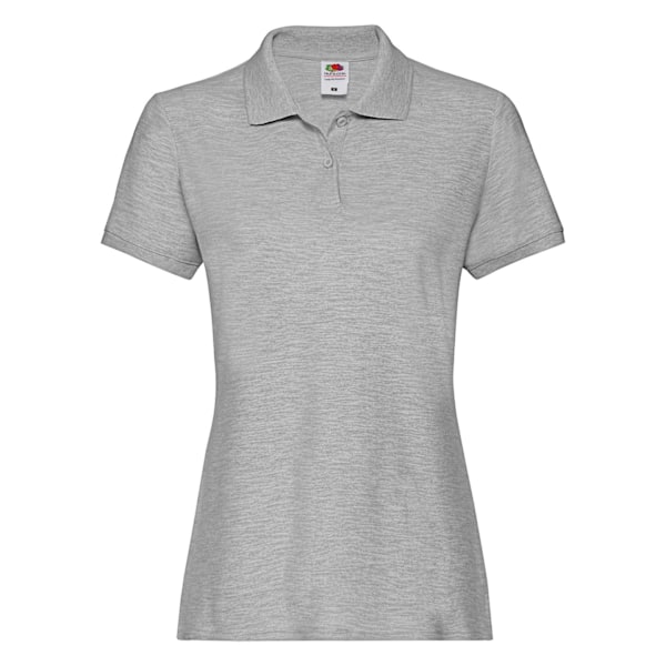 Fruit of the Loom Dam/Dam Premium Polotröja XL Athletic Athletic Heather Grey XL