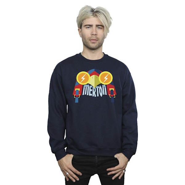 DC Comics Herr DC League Of Super-Pets Merton Sweatshirt 5XL Marinblå Navy Blue 5XL